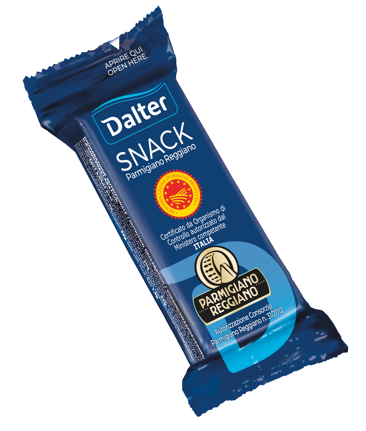 Parmigiano Reggiano porción individual Flow pack