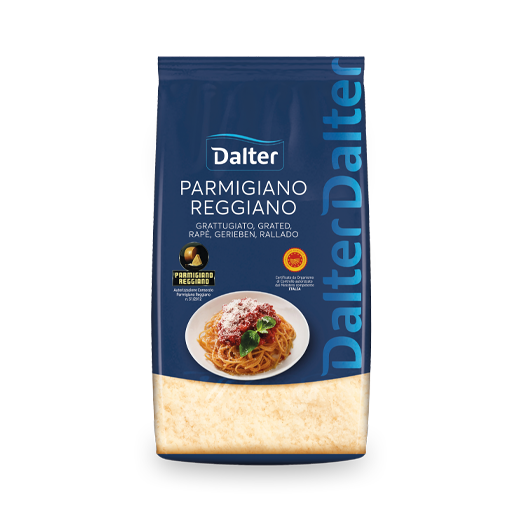 Parmigiano Reggiano gerieben Beutel